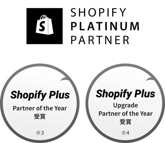 shopify Platinumパートナー