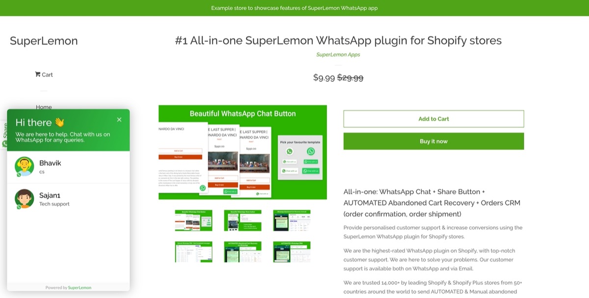 WhatsApp app by SuperLemon｜チャット画面のサンプルページ