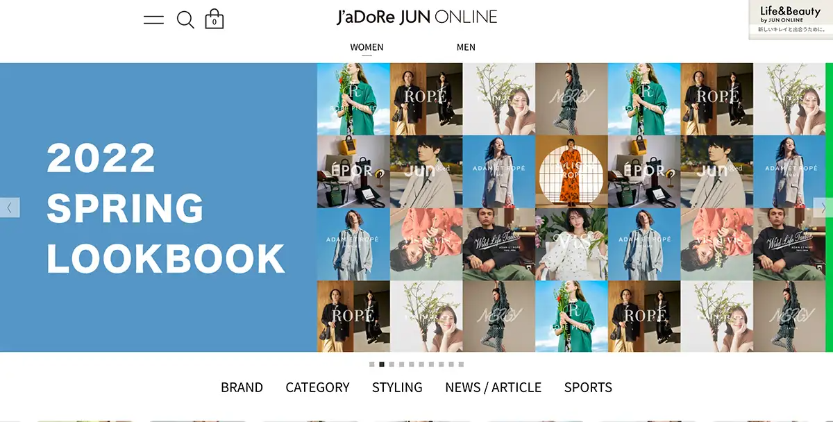 J'aDoReJUNONLINE｜アパレル企業の株式会社ジュンが運営する公式ECサイト