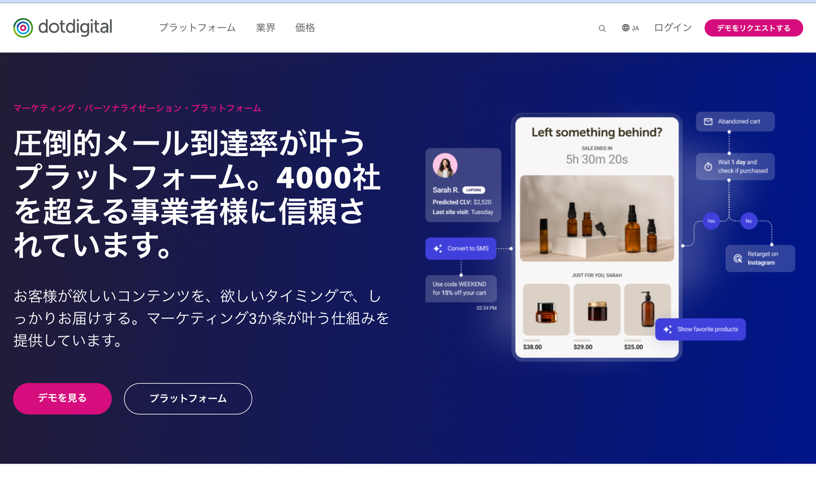 Dotdigital公式ページ