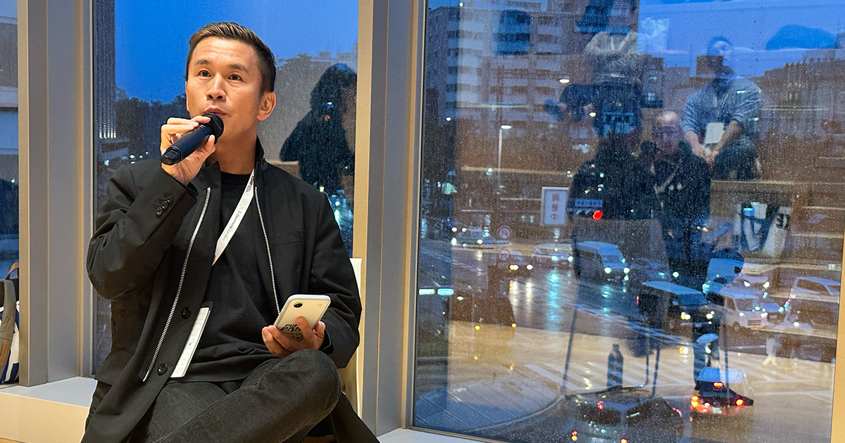 AI活用の最新事例を話す山岡