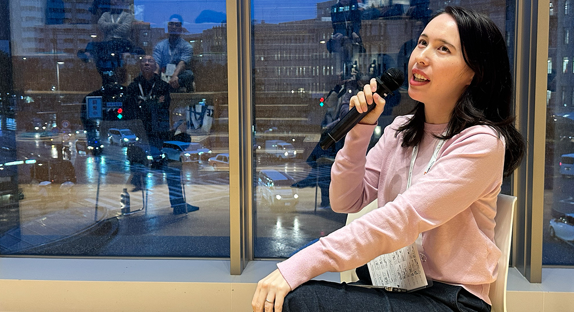 イノベーションの民主化について話す中嶋氏