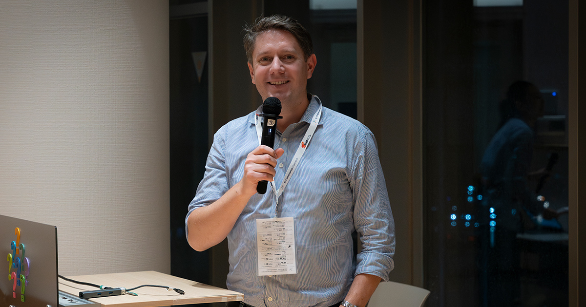 イベントを主催するShip&coの最高経営責任者 ベルトラン・トマ氏