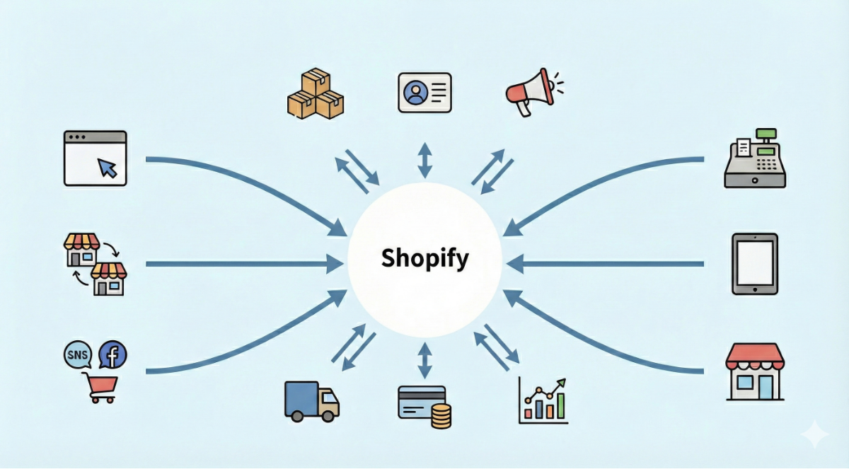 Shopifyにあらゆるデータを統合し、それを活かす