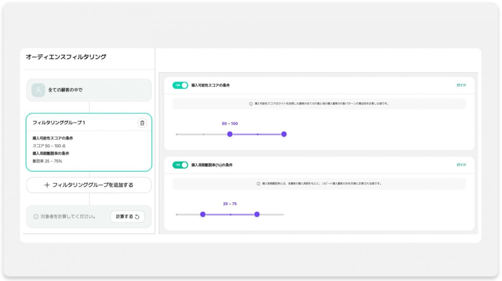 購入周期離脱率で休眠・離脱しそうな顧客を検知