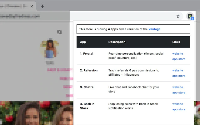 参考にしたいECサイトで使われているShopify Appやテーマがわかる